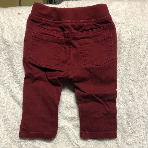 Garanimals maroon baby pants - Picture 2 of 4